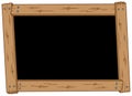 Wooden blackboard Royalty Free Stock Photo