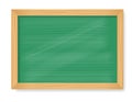 Wooden blackboard isolated background