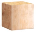 Wooden block with raw material texture blank surface Royalty Free Stock Photo