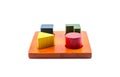 wooden blocks shape sorter toy