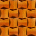 Wooden blocks stacked for seamless background Royalty Free Stock Photo