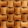 Wooden blocks stacked for seamless background Royalty Free Stock Photo