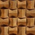 Wooden blocks stacked for seamless background Royalty Free Stock Photo