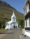 The Blue Church Seydisfjorour Iceland