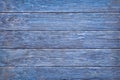 Wooden blue horizontal planks texture background. Royalty Free Stock Photo