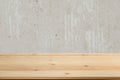 Wooden board empty table in front of a blurred background. Perspective brown wood with blurry grunge or old wall backdrop - can be Royalty Free Stock Photo