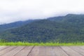 Wooden board empty table in front of blurred background. Royalty Free Stock Photo