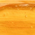 Wooden board with honey