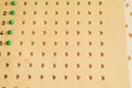 Wooden board to learn to count numbers and do mathematical operations Royalty Free Stock Photo