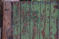 Wooden boards. Old  cracked paint. Tree structure. Wooden fence. Royalty Free Stock Photo