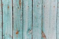 Wooden boards painted in bright blue texture, shabby surface tree with cracks and scratches, old wood board, abstract Royalty Free Stock Photo