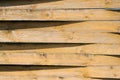 Wooden boards with shadows on them. Textural striped background for copy space Royalty Free Stock Photo