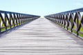 Wooden boardwalk Royalty Free Stock Photo