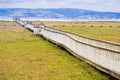 Wooden boardwalk Royalty Free Stock Photo