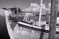 Wooden Boat Anchored at Tarpon Springs, Florida