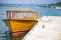 Wooden boat berth