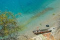 Wooden boat, canoe boat - Taganga, Colombia