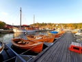 The wooden boat club in Valdemarsvik Sweden