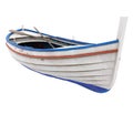 Wooden Boat Isolated Royalty Free Stock Photo