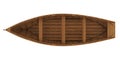 Wooden Boat Isolated