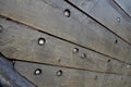 Wooden boat/ship detail from the side Royalty Free Stock Photo