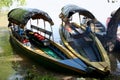 Wooden boat on the Usumacinta River Royalty Free Stock Photo