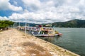 Wooden boats in a harbor of Paraty village