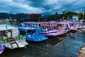 Wooden boats in a harbor of Paraty village Royalty Free Stock Photo