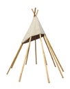 Wooden body of indian tent