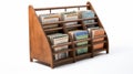 Wooden Book Rack: Album, Folio, And Fan Formats For Magazine Storage