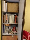 wooden book shelf, mumbai, maharashtra.