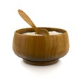 Wooden bowl with mash