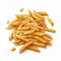 Hyperrealistic Vector Illustration Of Penne Pasta Pile