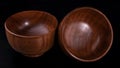 A wooden bowl for salads. Convenient bowl made of wood.