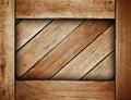 Wooden box background Royalty Free Stock Photo