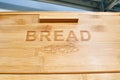 Wooden box breadbasket