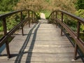 Wooden bridge