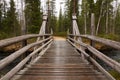 Wooden bridge Royalty Free Stock Photo