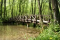 Wooden bridge Royalty Free Stock Photo