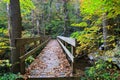 Wooden Bridge Blue Ridge Mountains North Carolina