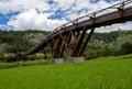 Wooden bridge in Essing