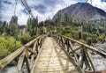 wooden bridge at Leh Ladakh