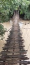 Wooden bridge in Londa village