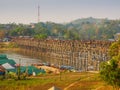 Wooden bridge of Sangkhlaburi, Thailand