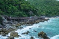 Wooden Bridge Sea view