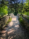 Wooden bridge at Starved Rock State Park in Illinois