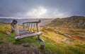 Wooden bridge on the summit of Mount Ulriken