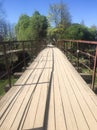 Wooden bridge