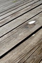 Wooden brown floor outside