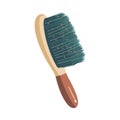 Wooden brush for clothes